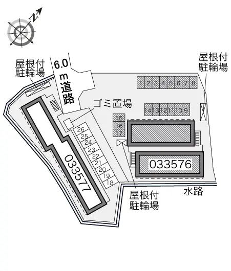 ★手数料０円★枚方市堂山　月極駐車場（LP）